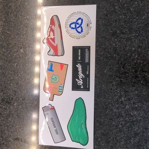Axel Arigato Set of 6x Stickers sneakers shoes collectible tag